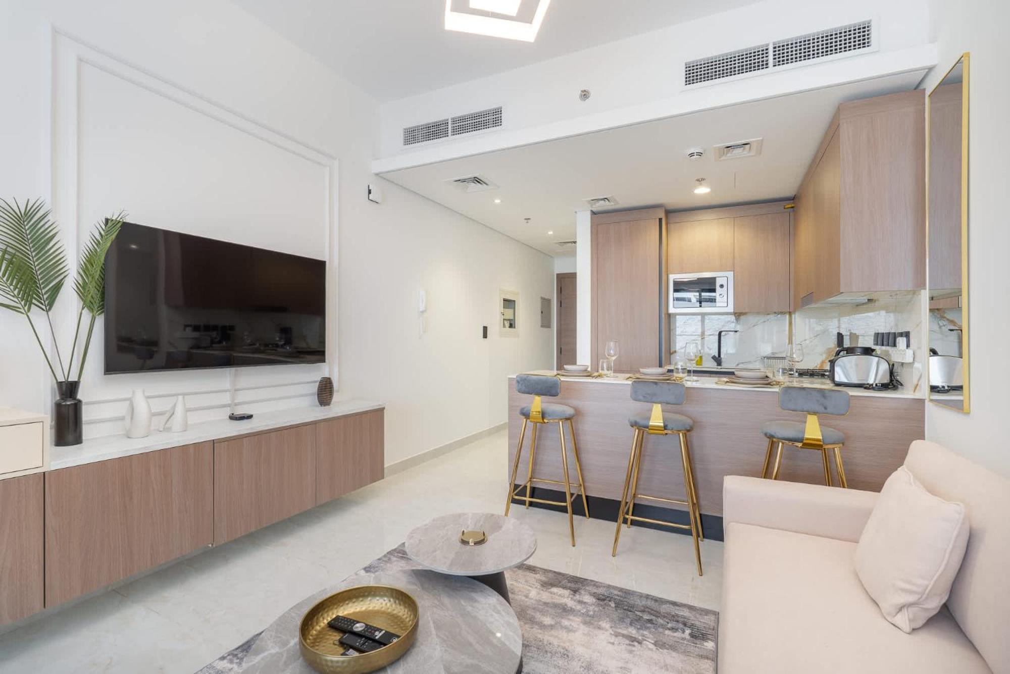 Apartmán A Hassle-Free Living Studio Dubaj Exteriér fotografie